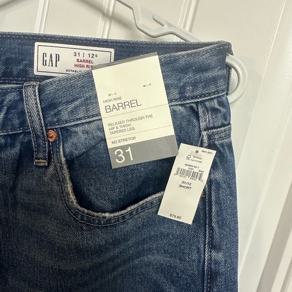 GAP high rise BARREL Jeans - Picture 2 of 4